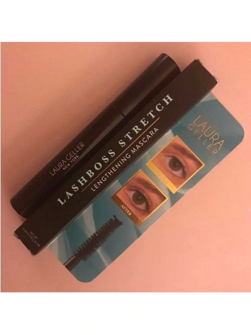 Laura Geller Beauty LashBOSS Stretch Lengthening Mascara Black 0.29 fl oz/8.5 ml